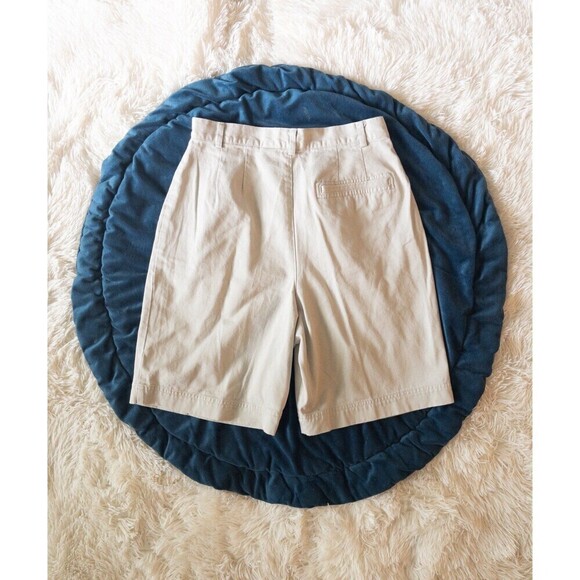 Vintage 80’s 90’s Gap Khaki High Waisted Pleated Shorts size 11/12 - Picture 2 of 6